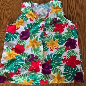 Koret Tropical Floral Shirt - Multicolor Top tagged 16